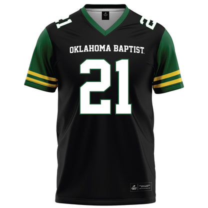 OKBU - NCAA Football : Edric Lambert - Black Football Jersey-0