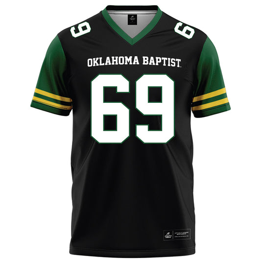 OKBU - NCAA Football : Morgan Cobb - Black Football Jersey-0