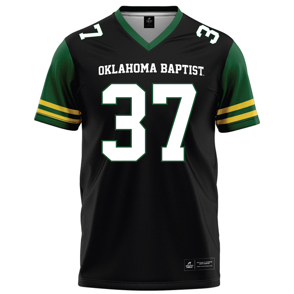 OKBU - NCAA Football : Brady Brewer - Black Football Jersey-0
