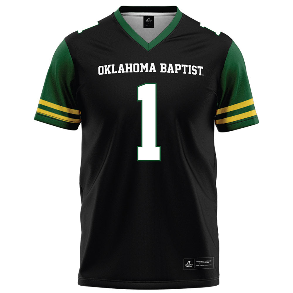 OKBU - NCAA Football : Jamion Richardson - Black Football Jersey-0