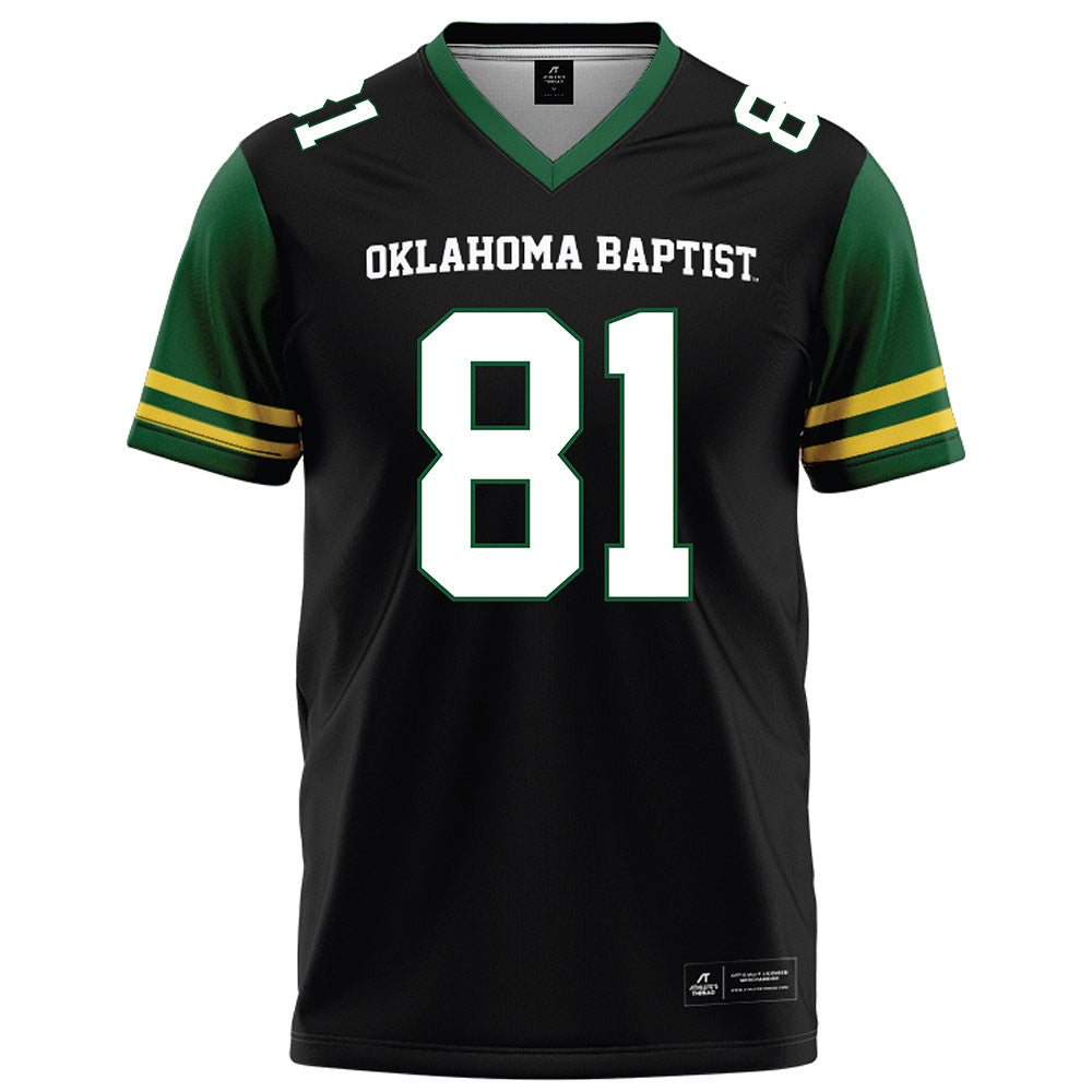 OKBU - NCAA Football : Kaden Morey - Black Football Jersey-0