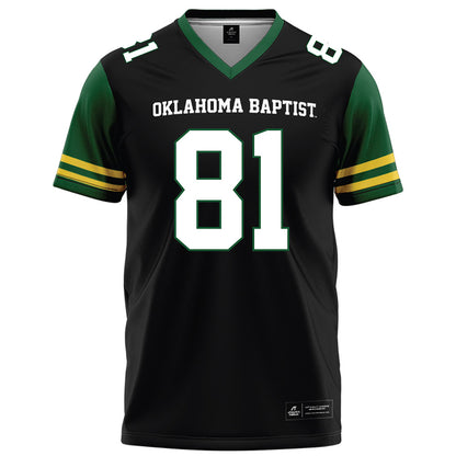 OKBU - NCAA Football : Kaden Morey - Black Football Jersey-0