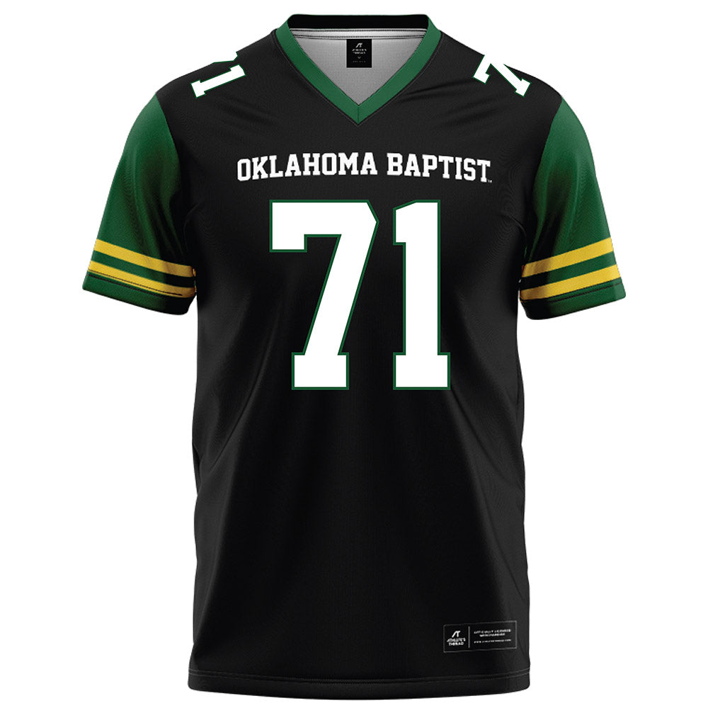 OKBU - NCAA Football : Tristan Gable - Black Football Jersey-0