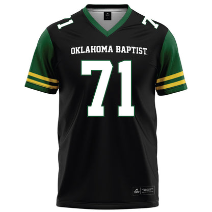 OKBU - NCAA Football : Tristan Gable - Black Football Jersey-0