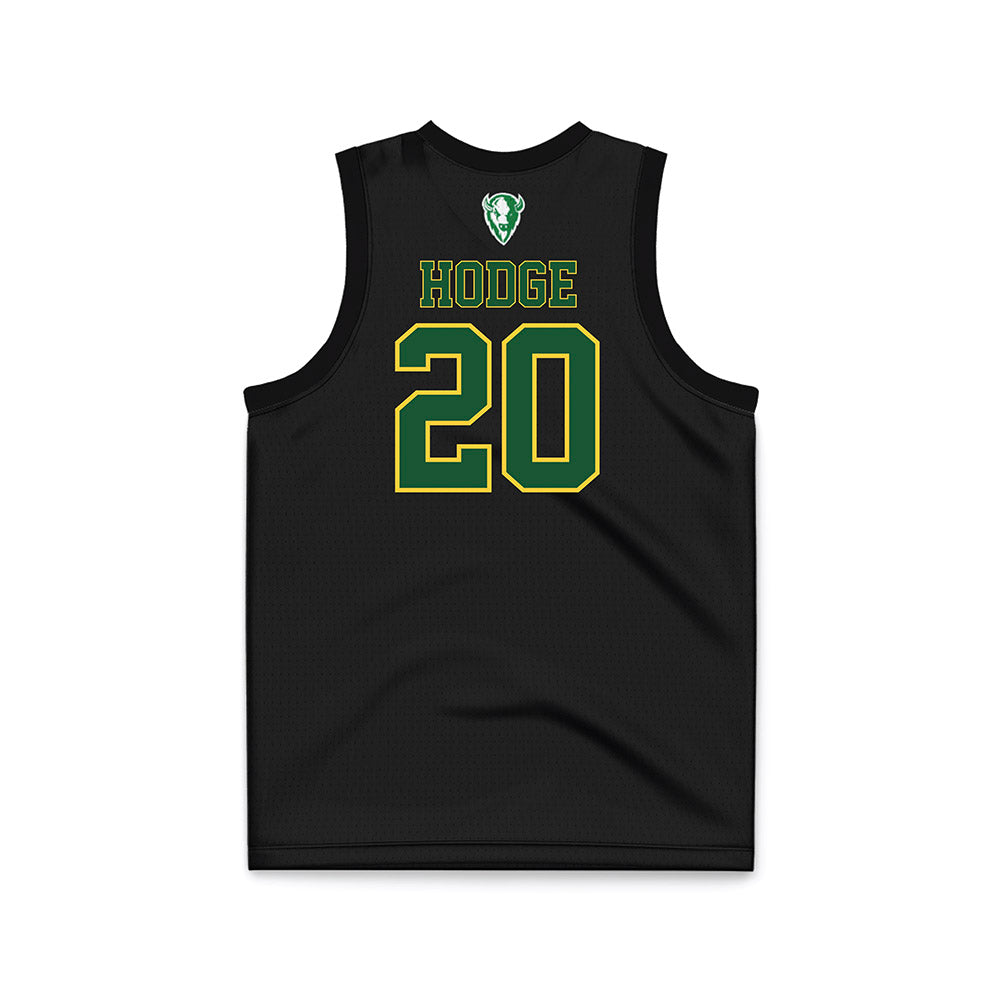 OKBU - NCAA Men's Basketball : Christian Hodge - Black Basketball Jersey-1
