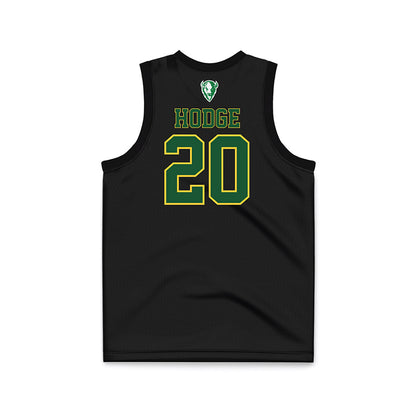OKBU - NCAA Men's Basketball : Christian Hodge - Black Basketball Jersey-1
