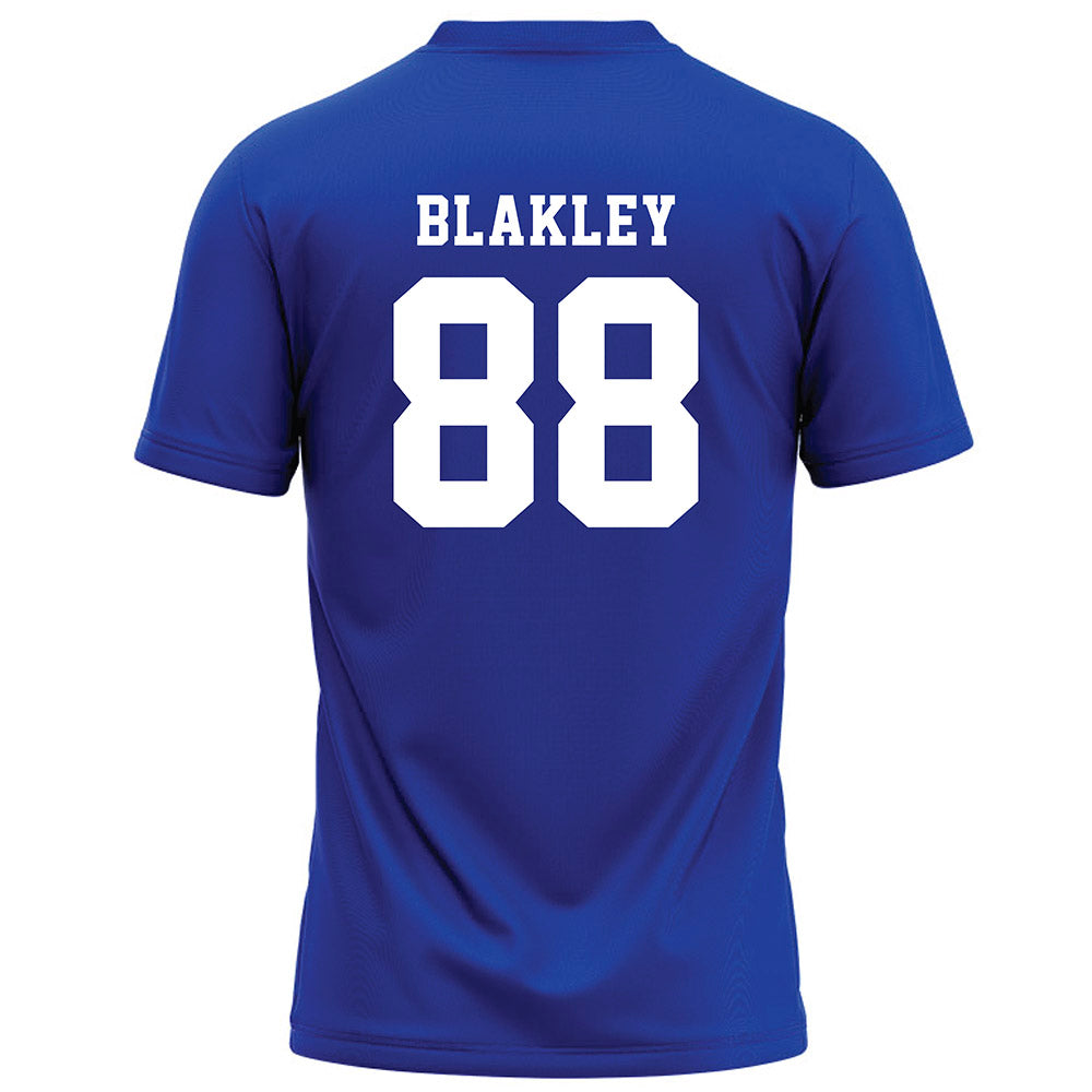 Hampton - NCAA Football : Ben Blakley - Blue Football Jersey-1