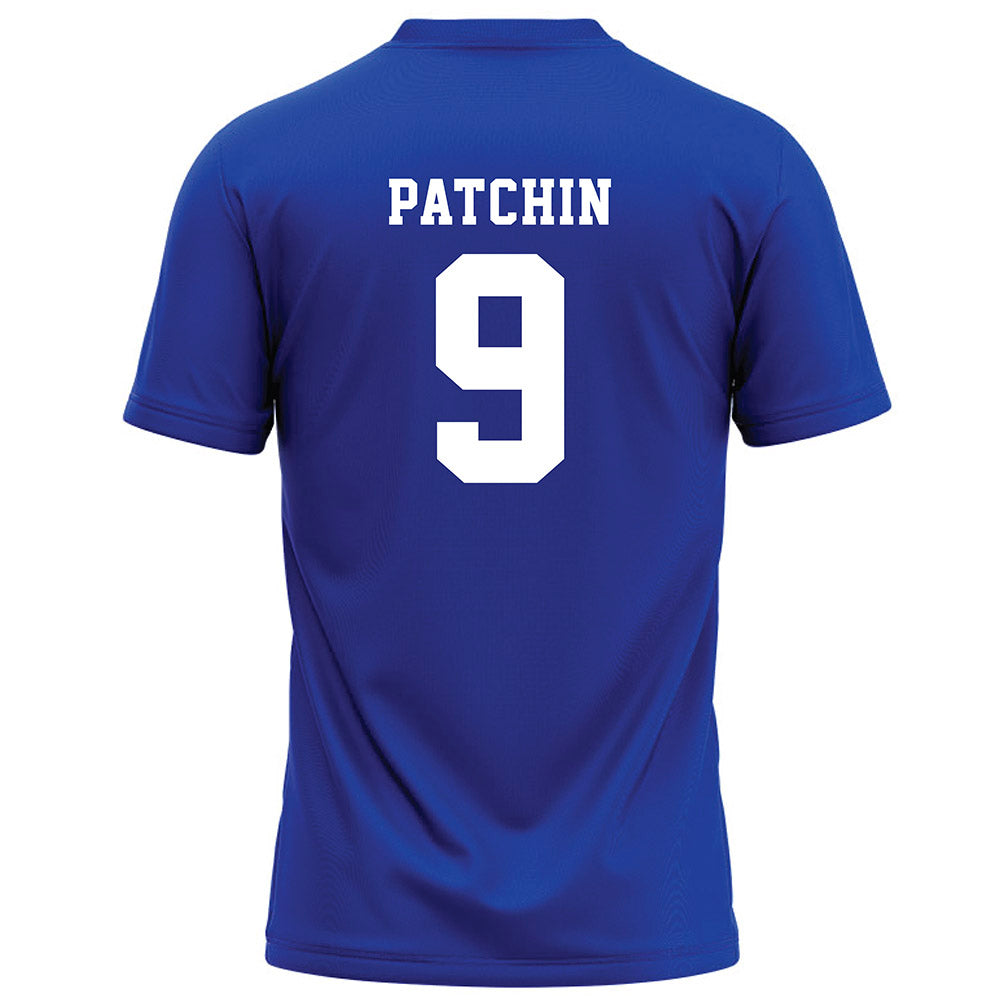 Hampton - NCAA Football : Matt Patchin - Blue Football Jersey-1