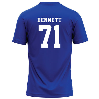 Hampton - NCAA Football : Gavin Bennett - Blue Football Jersey-1