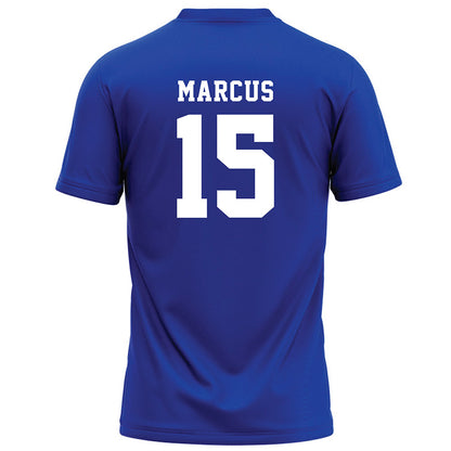 Hampton - NCAA Football : Temond Marcus - Blue Football Jersey-1