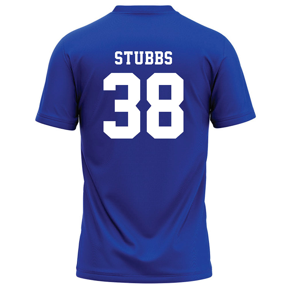 Hampton - NCAA Football : Jaden Stubbs - Blue Football Jersey-1