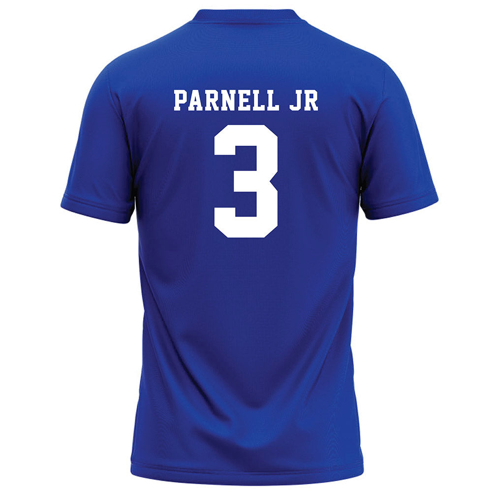 Hampton - NCAA Football : Brandon Parnell Jr - Blue Football Jersey-1