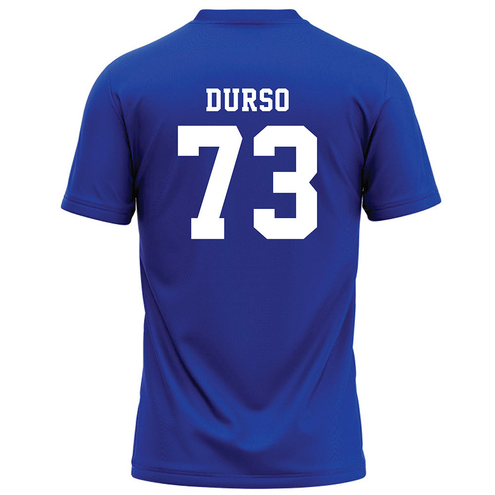 Hampton - NCAA Football : Emery DUrso - Blue Football Jersey-1