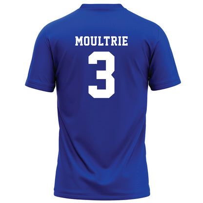 Hampton - NCAA Football : Mj Moultrie - Blue Football Jersey-1