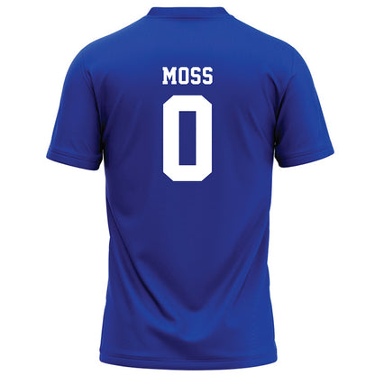 Hampton - NCAA Football : Maxwell Moss - Blue Football Jersey-1
