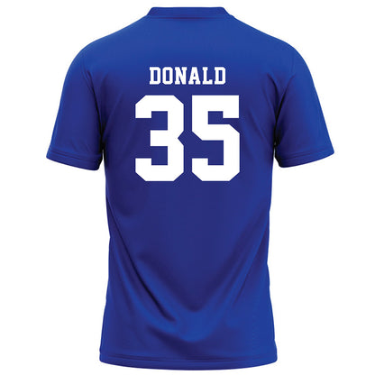 Hampton - NCAA Football : Kam Donald - Blue Football Jersey-1