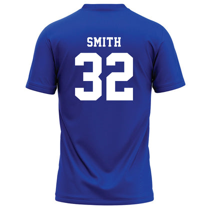 Hampton - NCAA Football : Cole Smith - Blue Football Jersey-1
