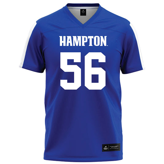 Hampton - NCAA Football : Jackson Ford - Blue Football Jersey-0