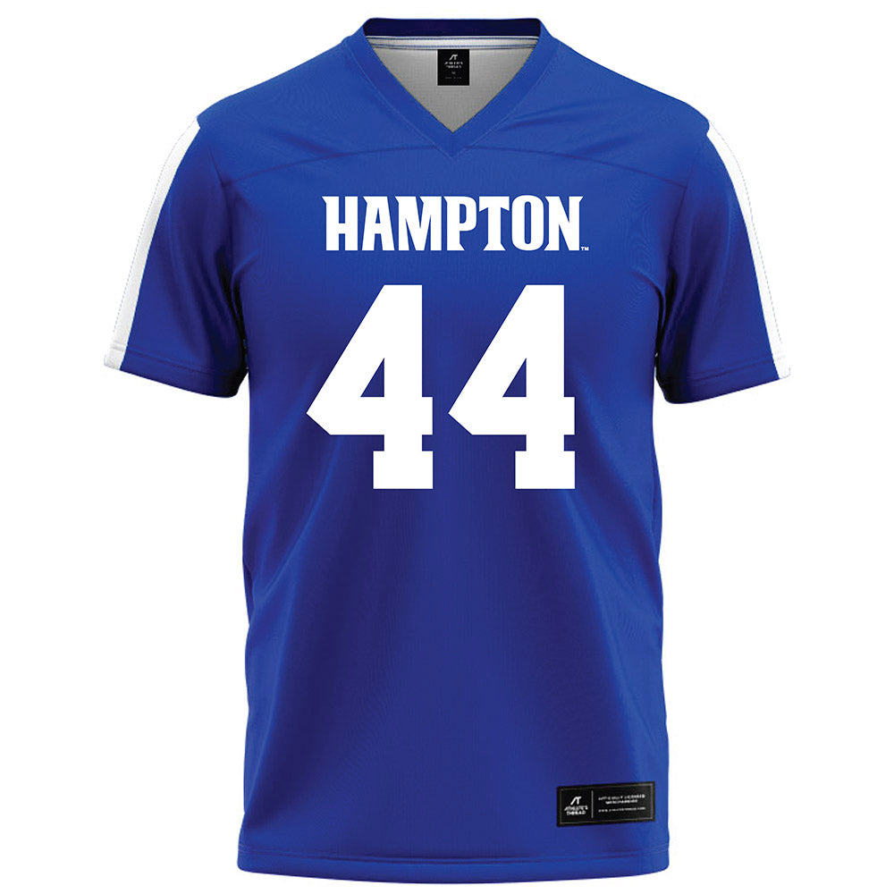 Hampton - NCAA Football : CJ Allen - Blue Football Jersey-0