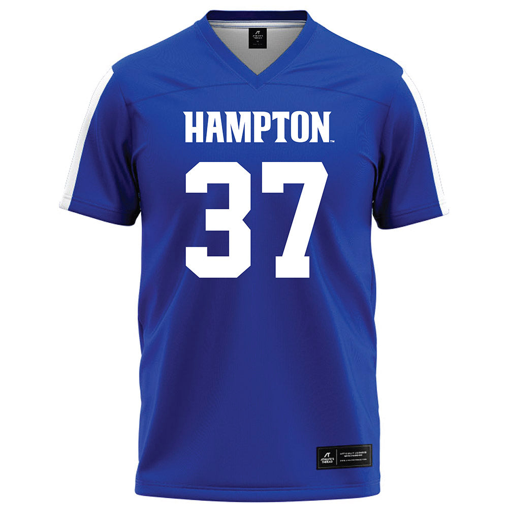 Hampton - NCAA Football : Kevin Richardson - Blue Football Jersey-0