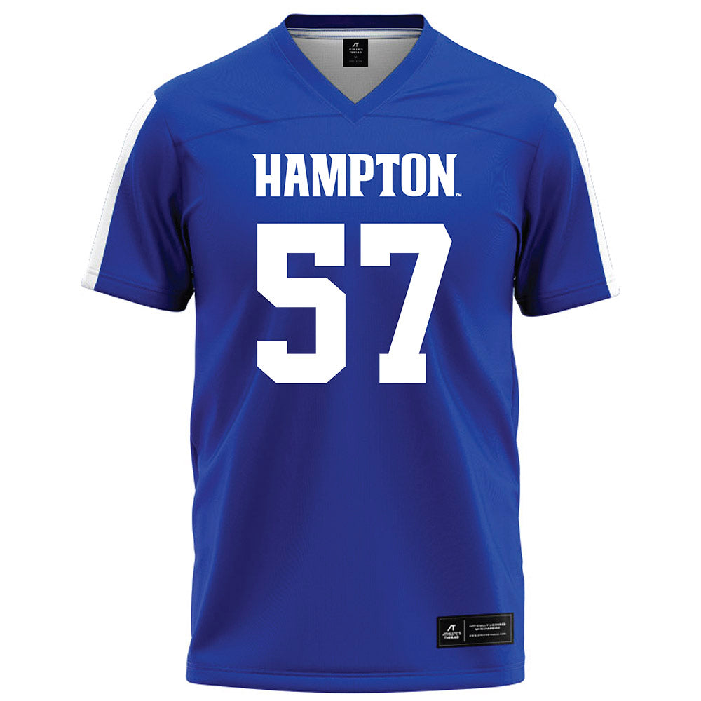 Hampton - NCAA Football : Chase Robinson - Blue Football Jersey-0