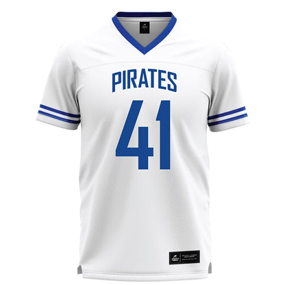 Hampton - NCAA Men's Lacrosse : Davis Munchus - White Lacrosse Jersey -0