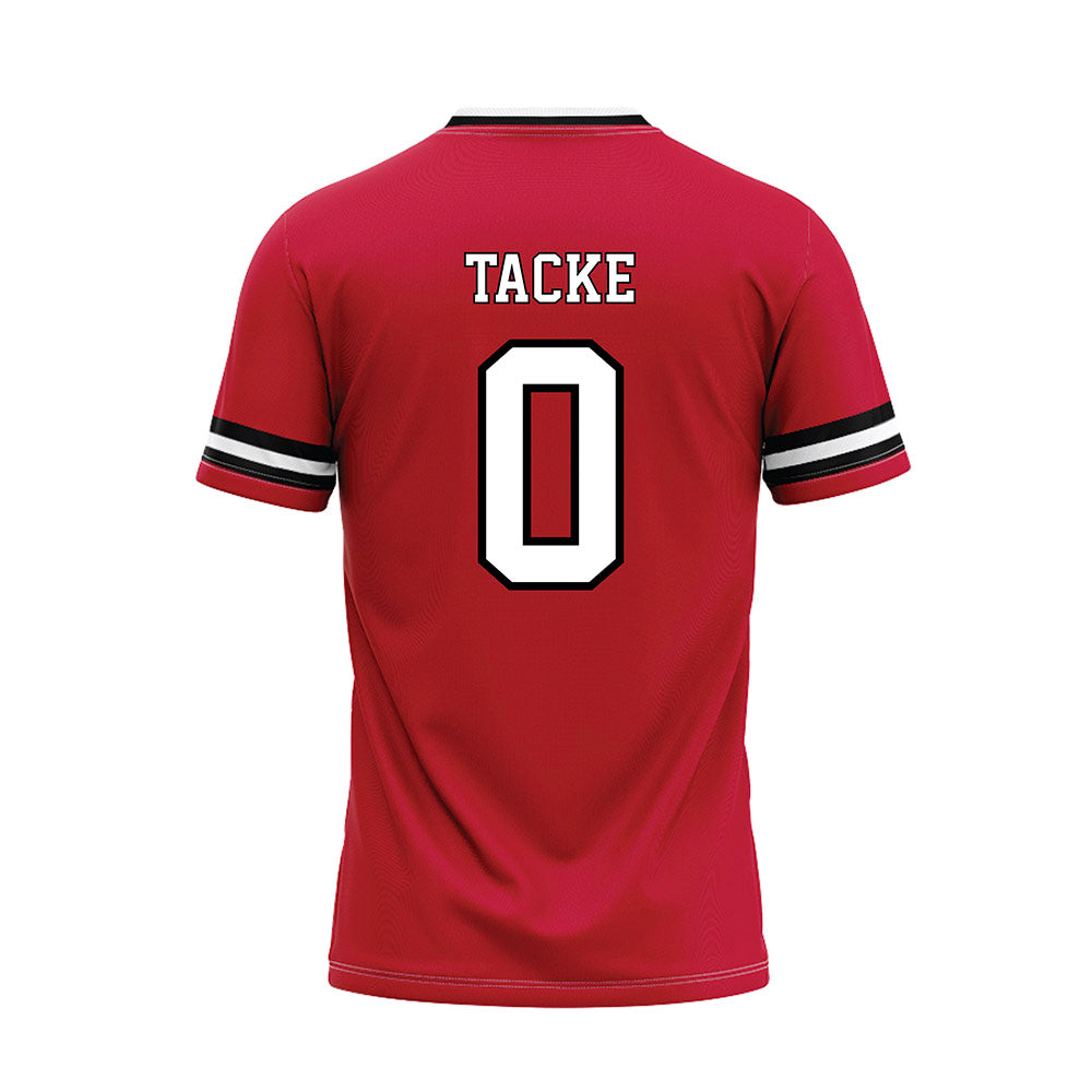 Utah - NCAA Softball : Brooke Tacke - Red Baseball Jersey-1