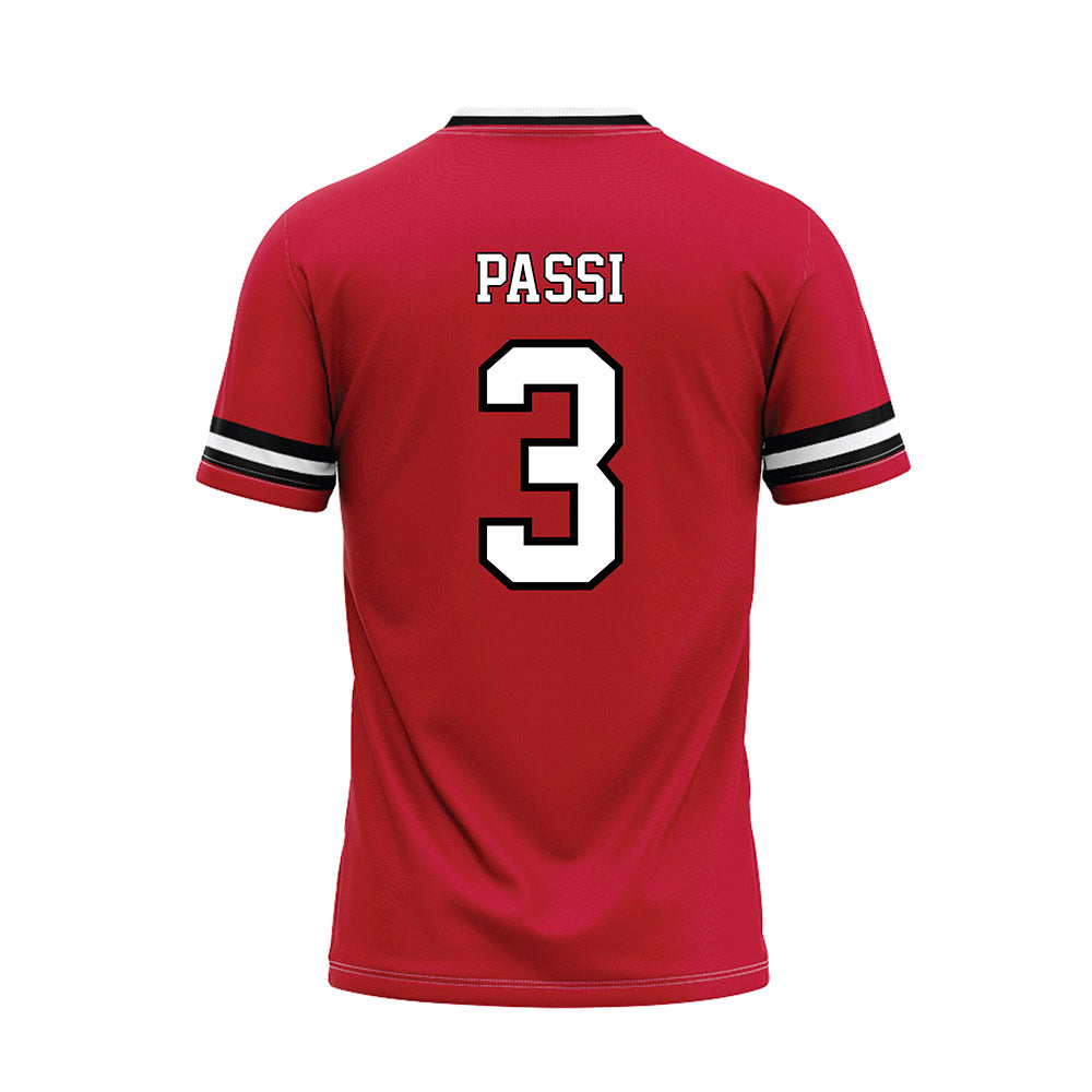 Utah - NCAA Softball : Shonty Passi - Red Baseball Jersey-1