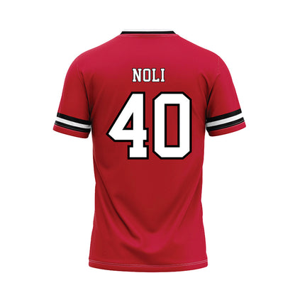 Utah - NCAA Softball : Cian Noli - Red Baseball Jersey-1