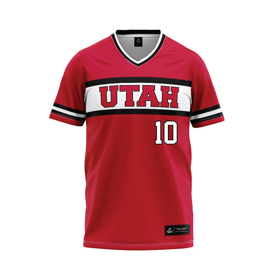 Utah - NCAA Softball : Danika Wilson - Red Baseball Jersey-0
