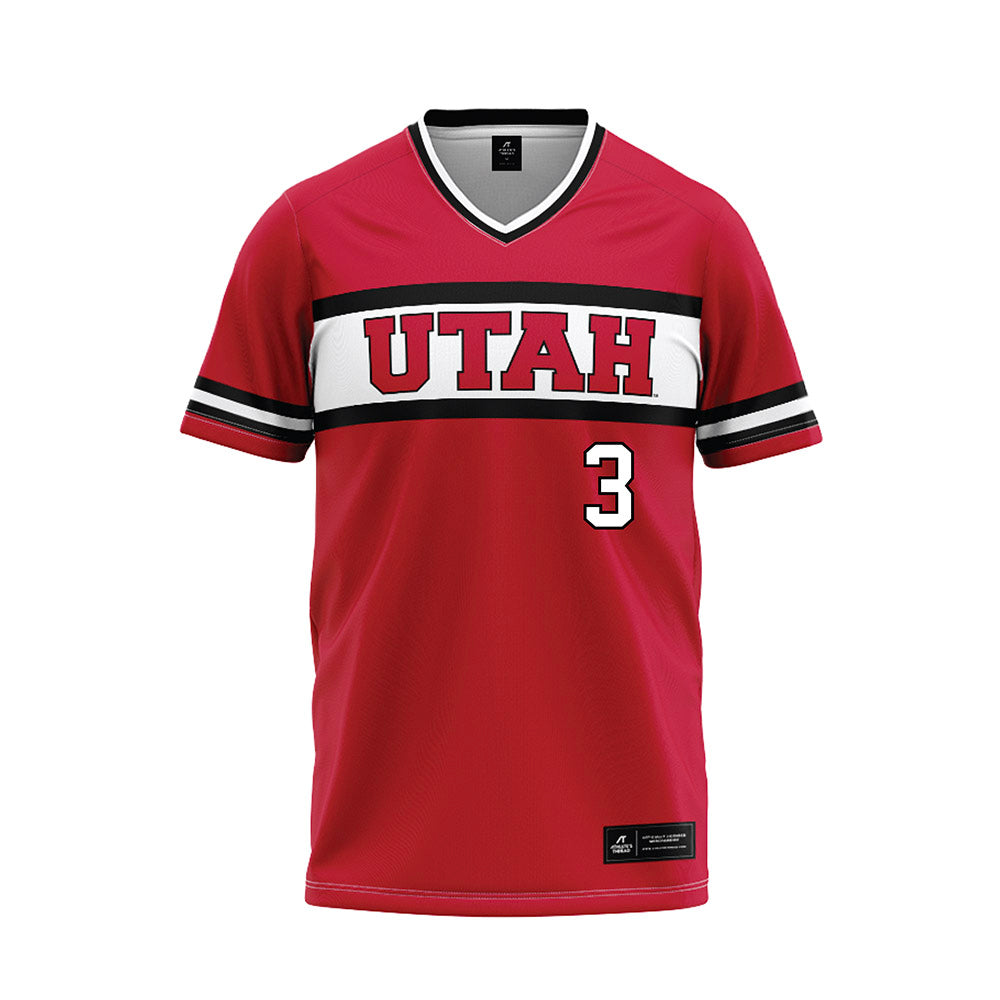 Utah - NCAA Softball : Shonty Passi - Red Baseball Jersey-0