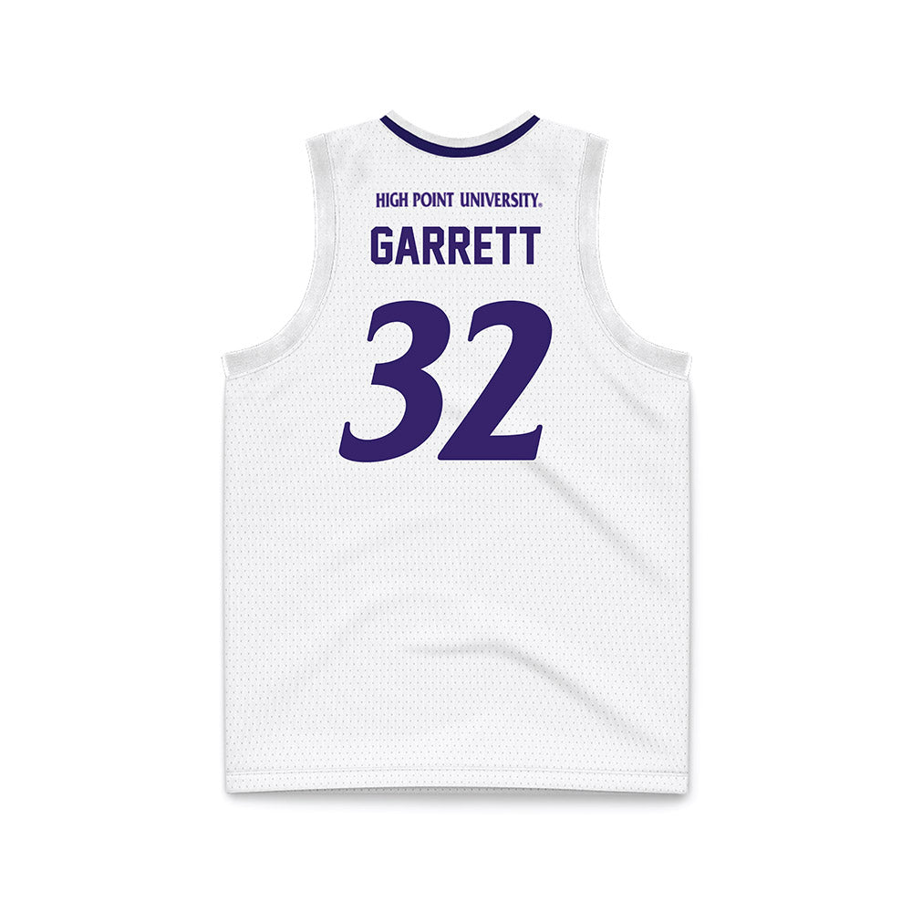 High Point - NCAA Men's Basketball : Isaac Garrett - White Basketball Jersey-1