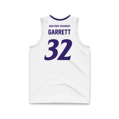 High Point - NCAA Men's Basketball : Isaac Garrett - White Basketball Jersey-1