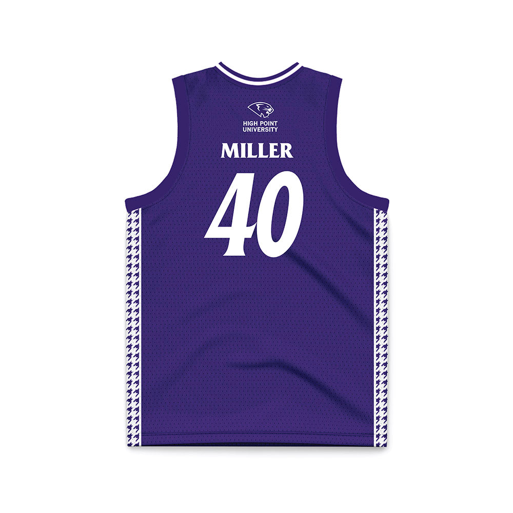 High Point - NCAA Women's Basketball : Kelsey Miller - Purple Basketball Jersey-1