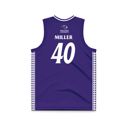 High Point - NCAA Women's Basketball : Kelsey Miller - Purple Basketball Jersey-1