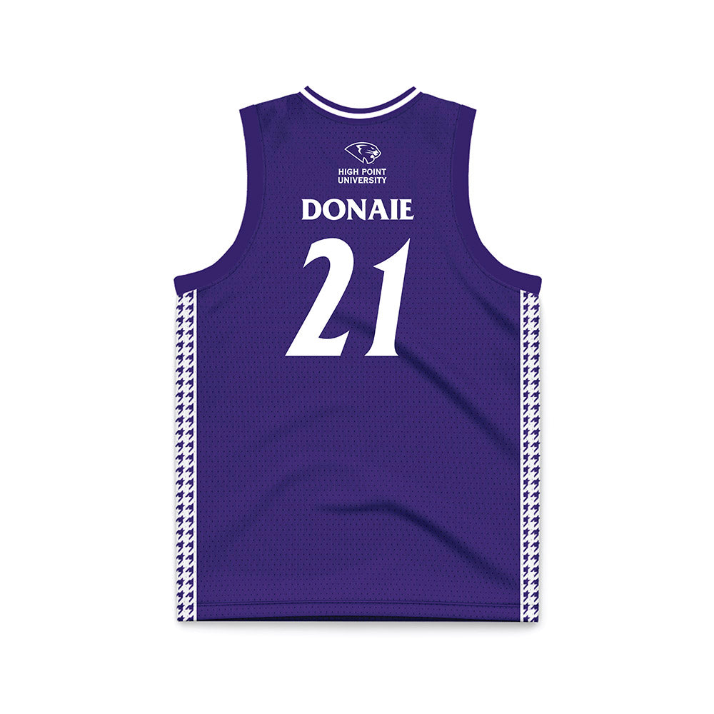 High Point - NCAA Women's Basketball : Sky Donaie - Purple Basketball Jersey-1