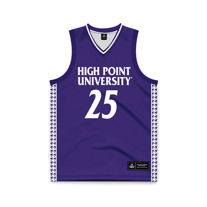 High Point - NCAA Women's Basketball : Aaliyah Collins - Purple Basketball Jersey-0