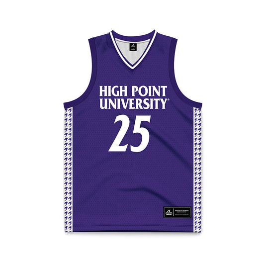 High Point - NCAA Women's Basketball : Aaliyah Collins - Purple Basketball Jersey-0