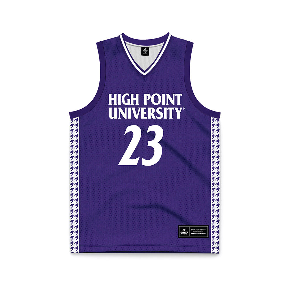 High Point - NCAA Women's Basketball : Meredith Tippner - Purple Basketball Jersey-0