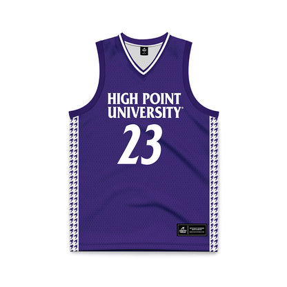 High Point - NCAA Women's Basketball : Meredith Tippner - Purple Basketball Jersey-0