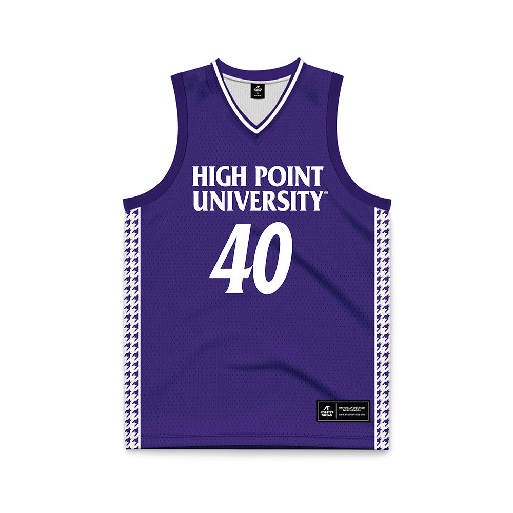 High Point - NCAA Women's Basketball : Kelsey Miller - Purple Basketball Jersey-0
