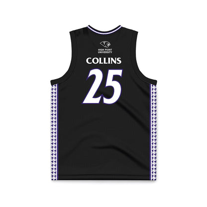 High Point - NCAA Women's Basketball : Aaliyah Collins - Black Basketball Jersey-1