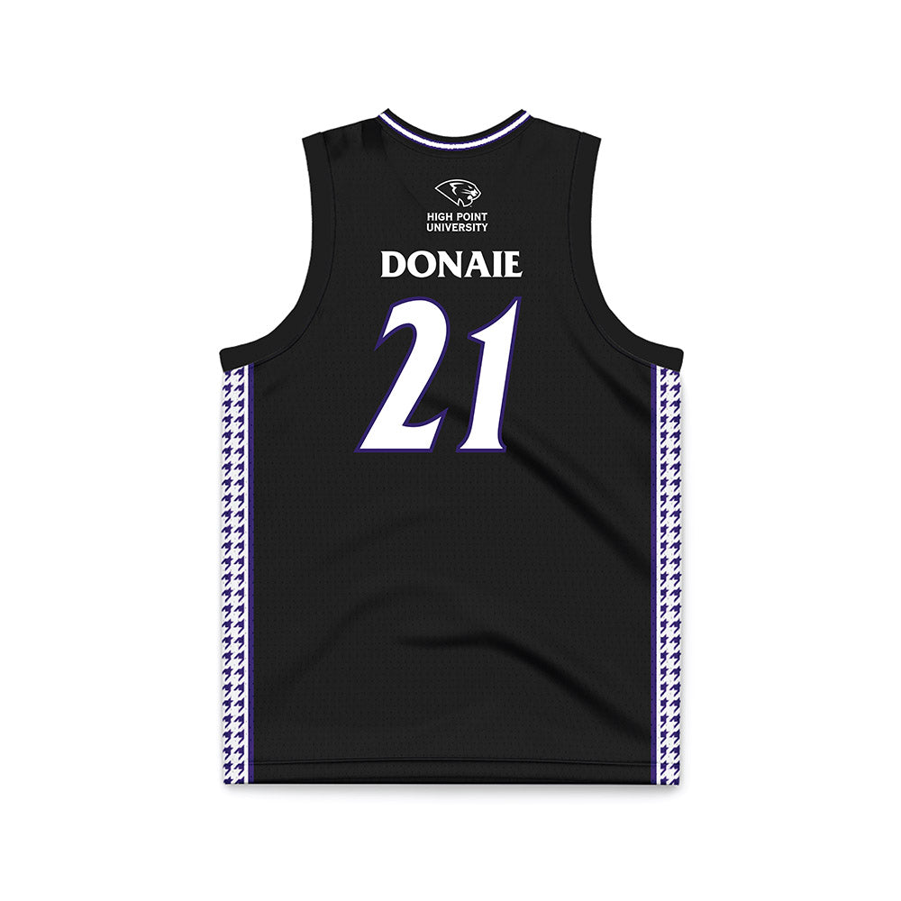 High Point - NCAA Women's Basketball : Sky Donaie - Black Basketball Jersey-1