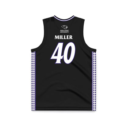 High Point - NCAA Women's Basketball : Kelsey Miller - Black Basketball Jersey-1