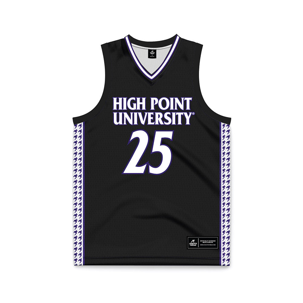 High Point - NCAA Women's Basketball : Aaliyah Collins - Black Basketball Jersey-0
