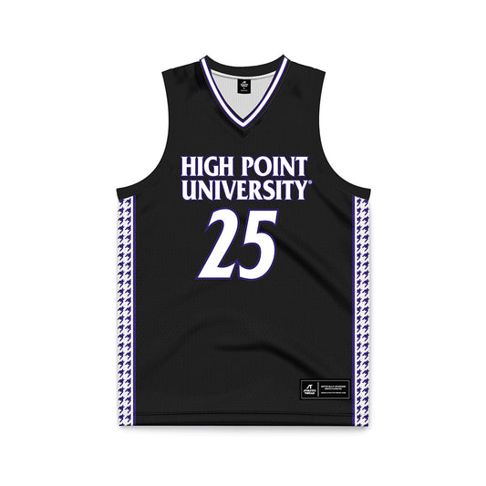 High Point - NCAA Women's Basketball : Aaliyah Collins - Black Basketball Jersey-0