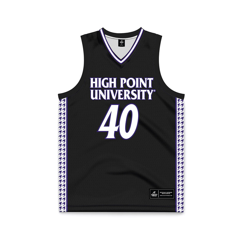 High Point - NCAA Women's Basketball : Kelsey Miller - Black Basketball Jersey-0
