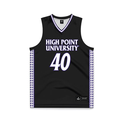 High Point - NCAA Women's Basketball : Kelsey Miller - Black Basketball Jersey-0