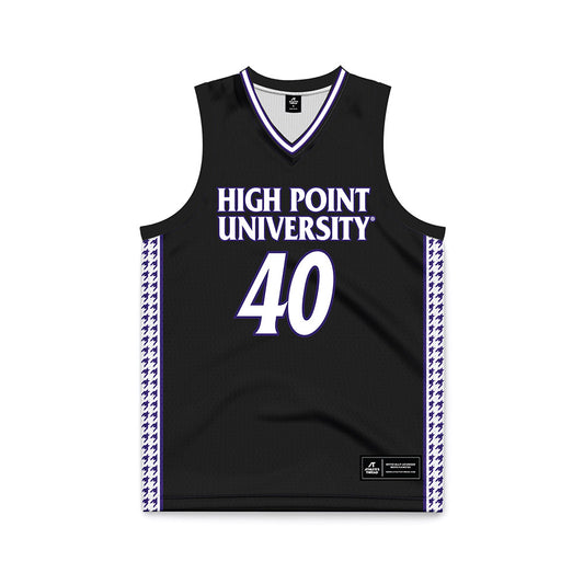 High Point - NCAA Women's Basketball : Kelsey Miller - Black Basketball Jersey-0