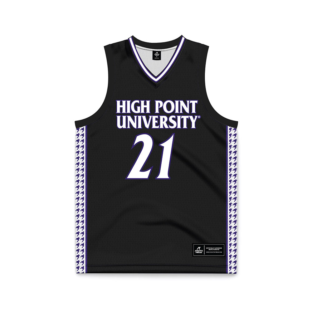 High Point - NCAA Women's Basketball : Sky Donaie - Black Basketball Jersey-0